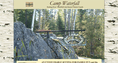 Desktop Screenshot of campwaterfall.com