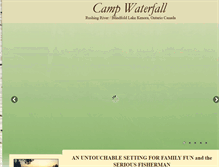 Tablet Screenshot of campwaterfall.com